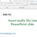 insert audio into powerpoint 1