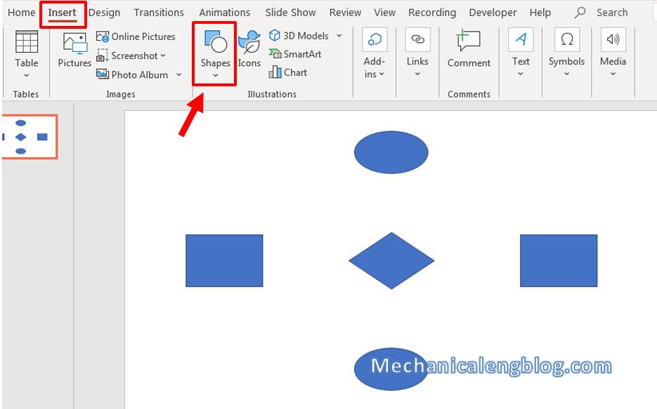 How to create a flowchart in PowerPoint 1
