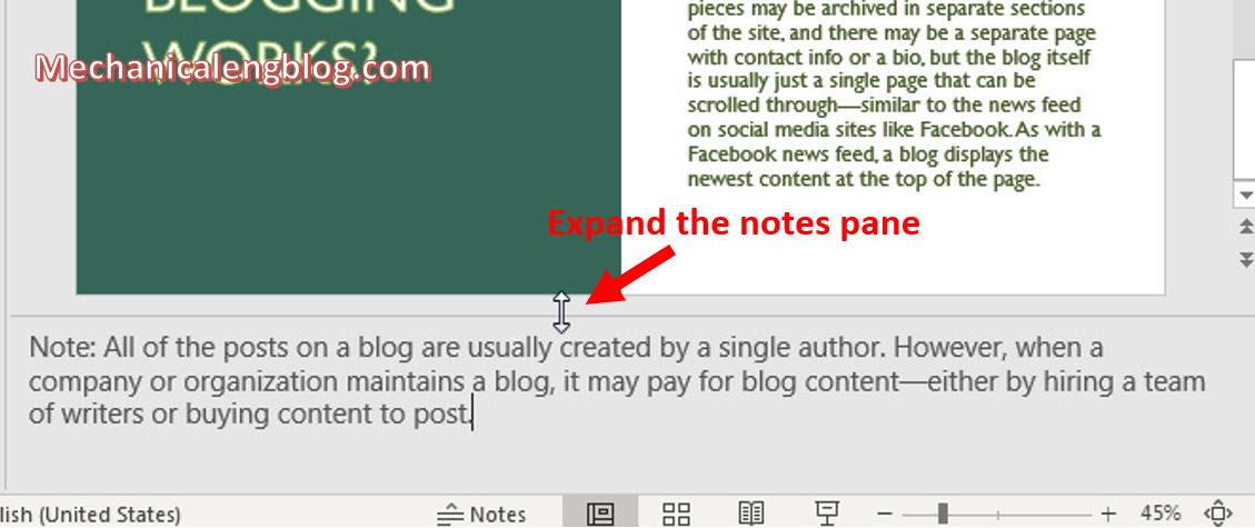 how to add notes to powerpoint 2