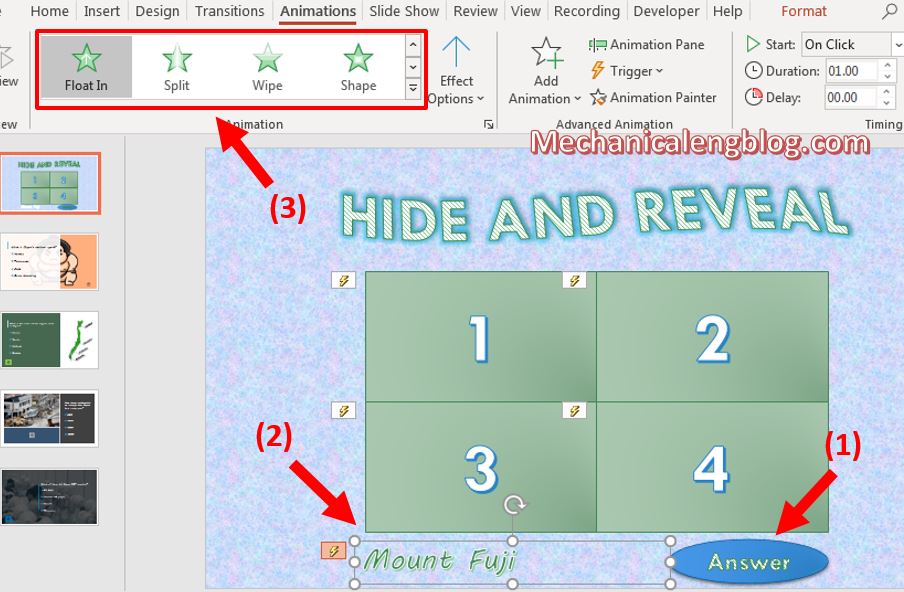 Hide and Reveal game Powerpoint template 8