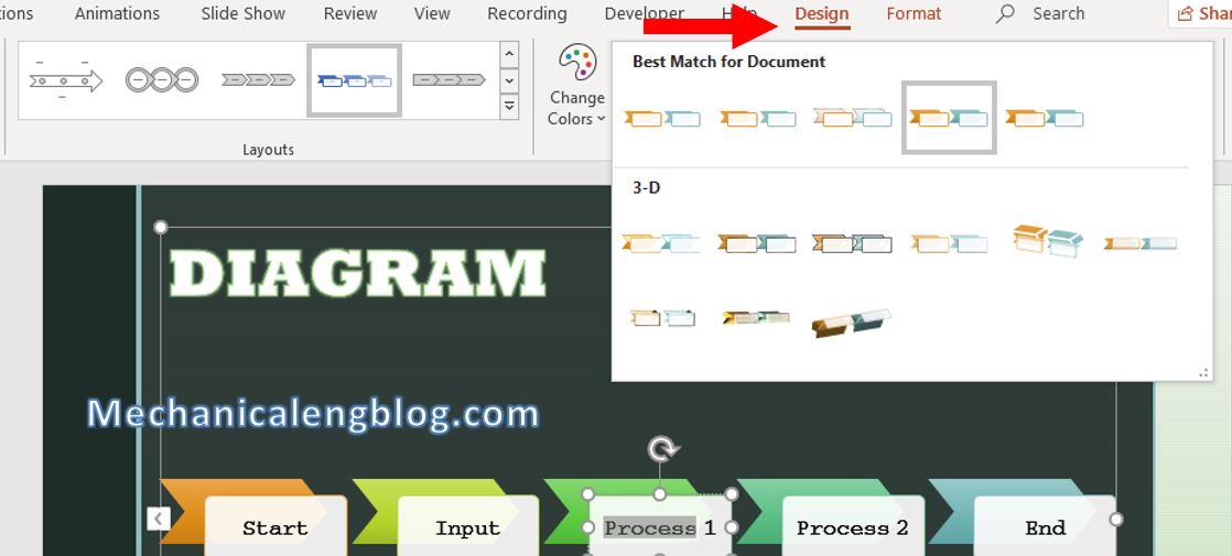 How to create a flowchart in PowerPoint 9