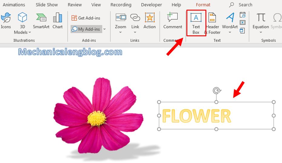 Add shadow effect for object in PowerPoint 4