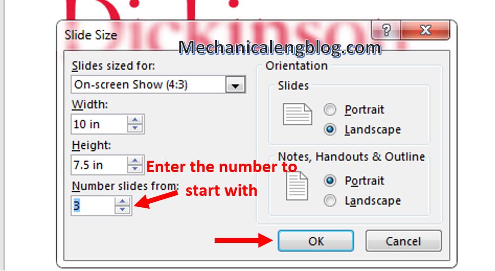 How to add page numbers to powerpoint 6