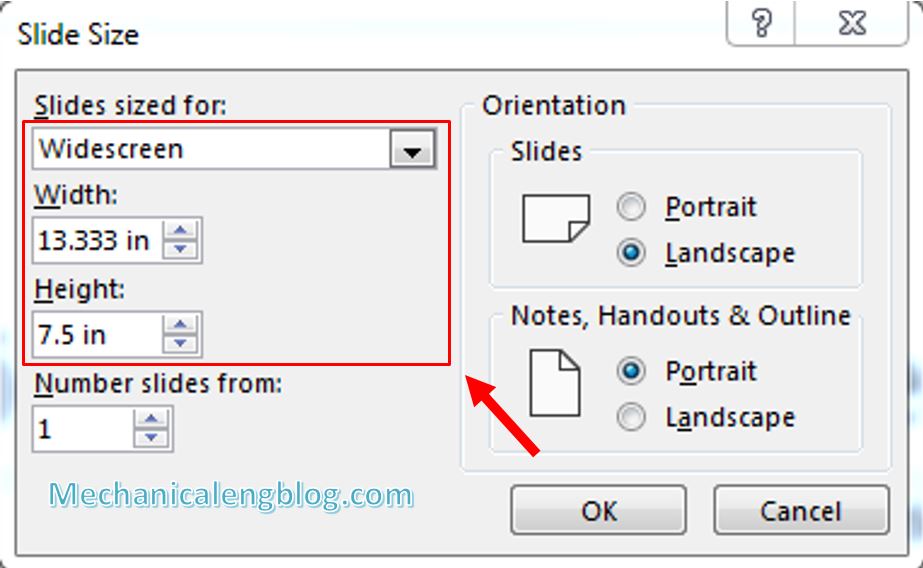 How to change Slide size in PowerPoint 5