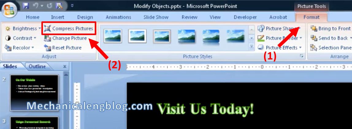 How to compress pictures in PowerPoint 5