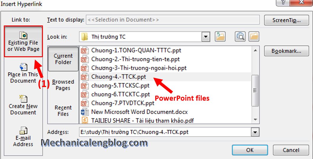 How to create Hyperlink in PowerPoint 8
