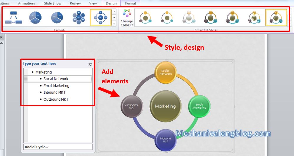 How to create mind map in powerpoint 13