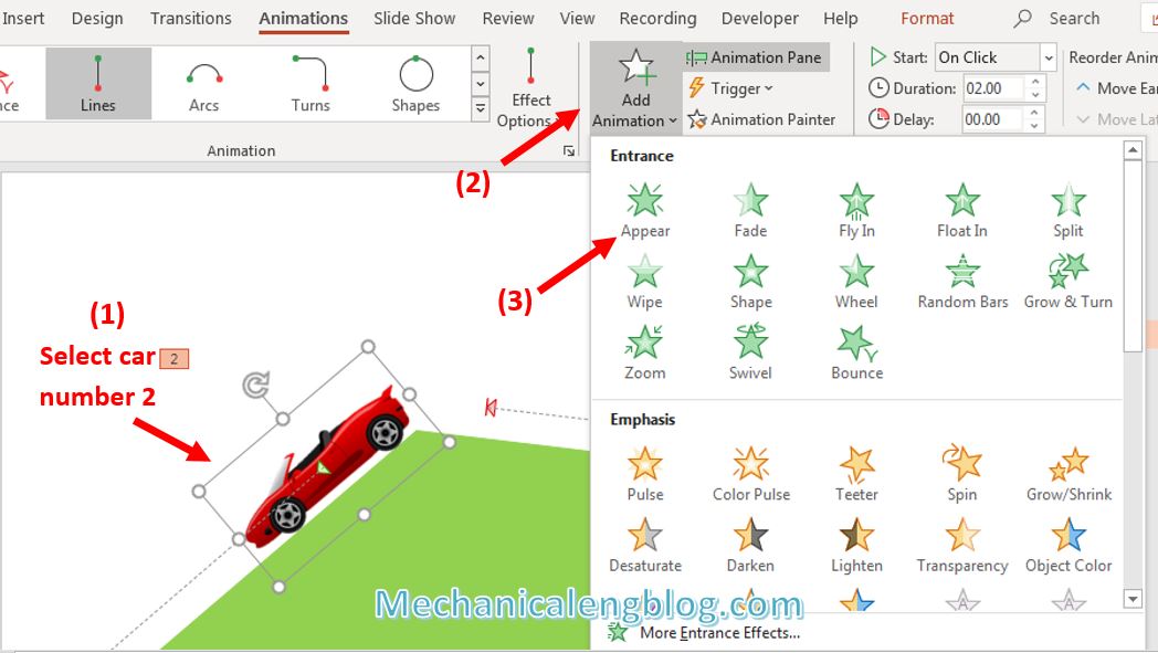 How to create powerpoint motion path 12