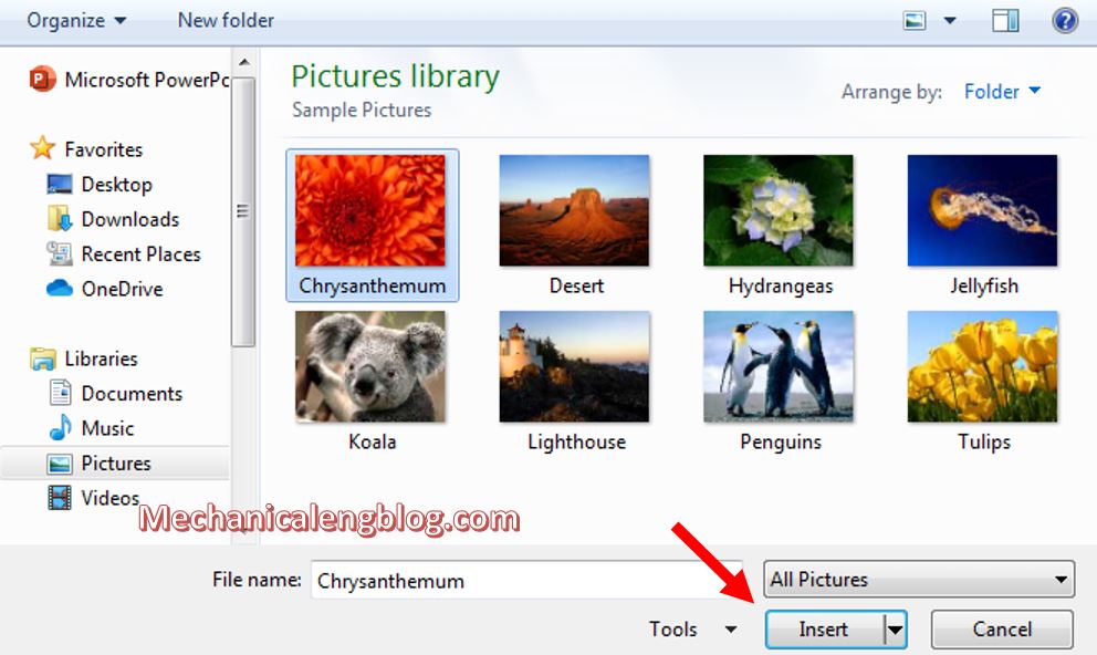 How to fill text with image in powerpoint 6