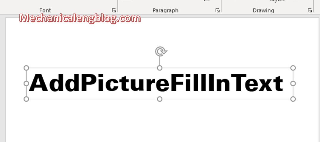 How to fill text with image in powerpoint 9