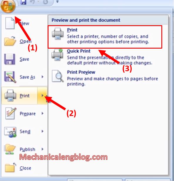 How to print multiple PowerPoint slides on one page 1