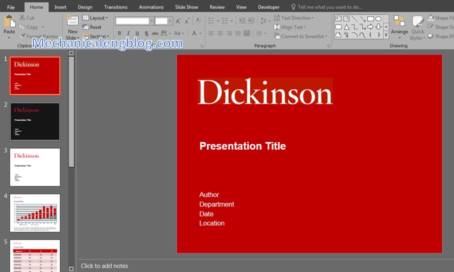 Turn on Dark Mode PowerPoint - Mechanicaleng blog