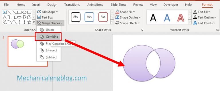 How To Merge Two Shapes In Powerpoint Online