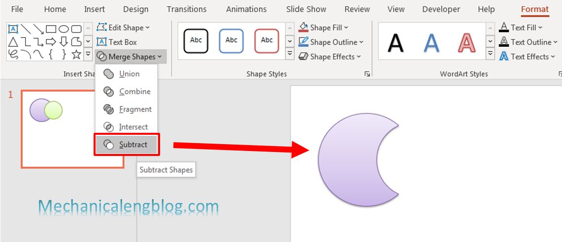 how to merge shapes in powerpoint 6
