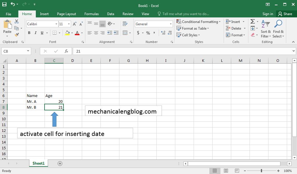 How To Insert Data In Excel Sheet